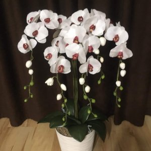 Работа Вазон орхидеи с фоамирана