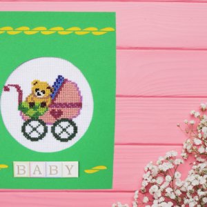 Робота Вишита листівка "Малюк"