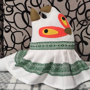 Работа Подушка- игрушка, сувенир в украинском стиле.