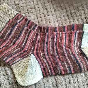 Робота Шкарпетки чоловічі в'язані смугасті