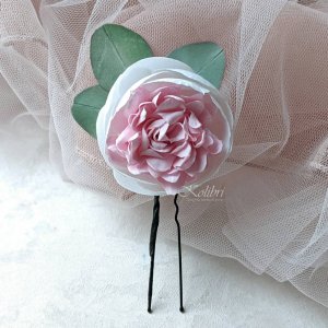 Робота Шпилька для волосся з півонією