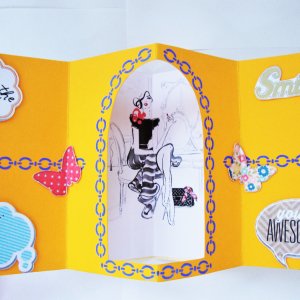 Робота Об'ємна листівка "Ти прекрасна!"