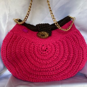 Робота Сумка черепашка, колір фуксія