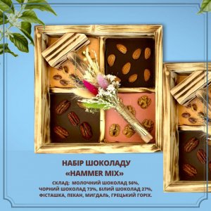 Робота шоколад "Молотковий мікс", 350г