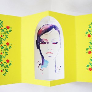 Робота Об'ємна листівка "Квітковий настрій"