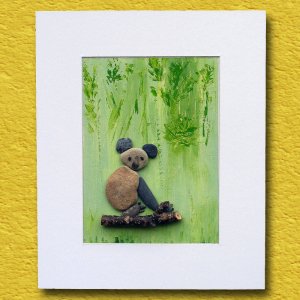 Работа Декор для дома из морских камней ручной работы. Каток.