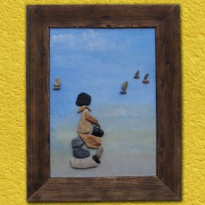 Работа Авторская работа. Живопись Камнями. 