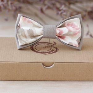 Работа Бабочка серо-бежевый "Romantik"