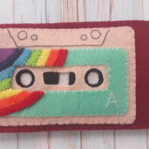 Робота Чохол для телефону з фетру "Касета"