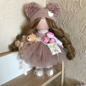 Робота подарунок текстильна лялька