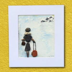 Работа Художественная картина из морских камней