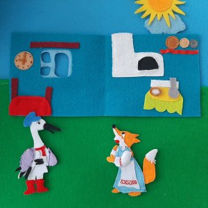 Робота Казка "Лисичка і Журавель"