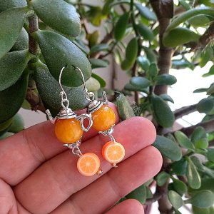 Робота Незвичайні сережки Апельсиновий чай