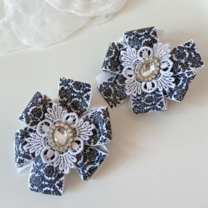 Робота Шкільні бантики на резинці  чорні 3