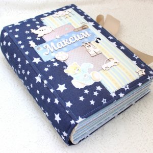 Работа Очень большой насыщенный фотоальбом для мальчика