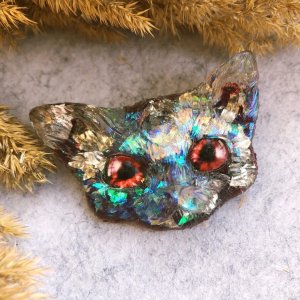 Робота Котик-брошка