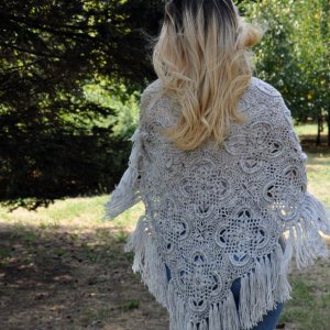 Робота Шаль Montmartre молочний твід