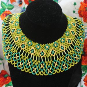 Работа Колье "Весна"