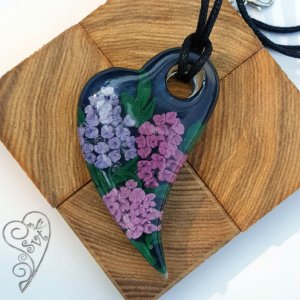 Робота Кулон "Сирень"