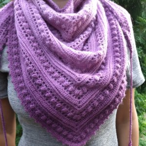 Робота Бактус ажурні гачком шарф ажурним