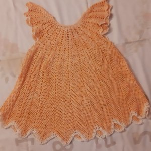 Работа Платье детское вязаное