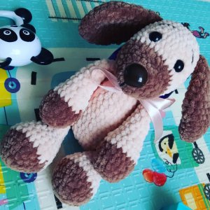 Робота Іграшка Собачка в'язана