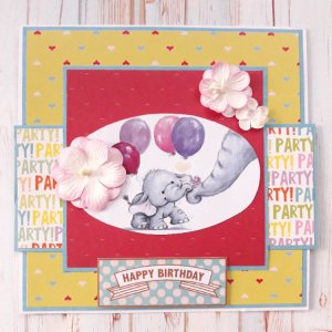 Робота Листівка "День народження слоненяти"