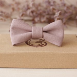 Работа Галстук-бабочка "Розовое варенье»