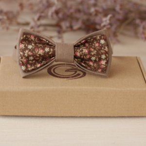 Работа Галстук-бабочка-капучино «Romantik»