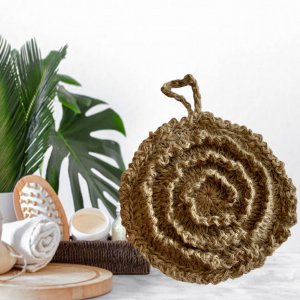 Работа Мочалка из конопли