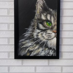 Работа Картина "Кот"