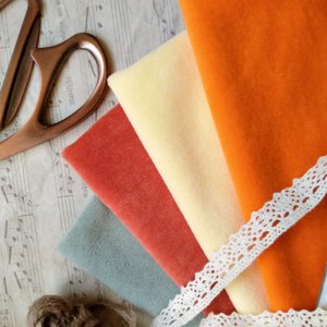 Робота Набір бавовняного велюру Осіння палітра 1