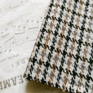 Работа Ткань в клетку с шерстью для кукольной одежды