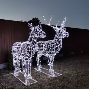 Работа скульптуры оленя