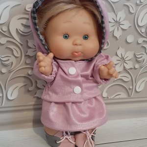 Работа Одежда для пупса Нинес донил 26 см. Набор одежды. 