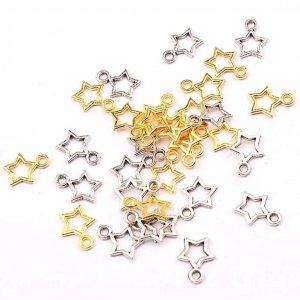 Робота Підвіски -шарми зірочки золото і срібло