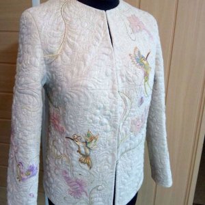 Работа вышитый жакет