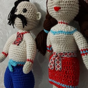 Работа Украинская кукла -  в национальном костюме