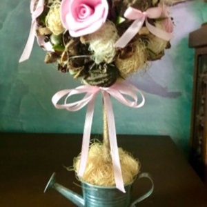 Работа Топиарий с розами