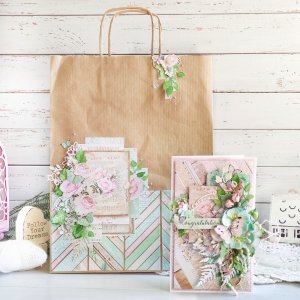 Робота Подарунковий набір м"ятно-рожевий