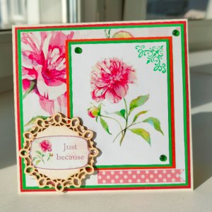 Робота Листівка "Півонія"