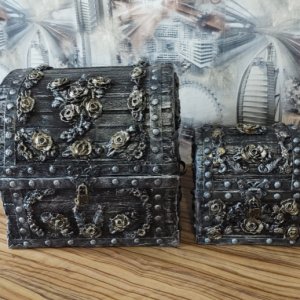 Робота Набір скриньок з картону "Срібний вік -Роза" "