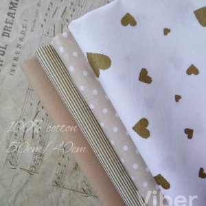 Работа Набор хлопка Золотое сердце