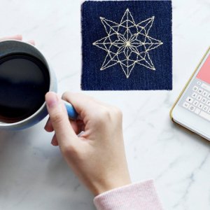 Робота Джинсовий підставка під гаряче