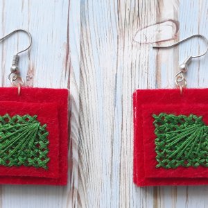 Робота Вишиті сережки