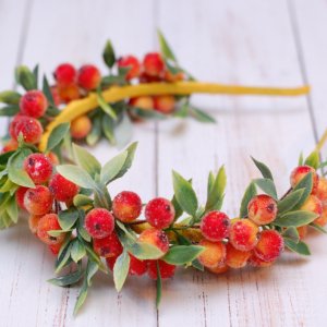 Работа Обруч ободок рябина (горобина)