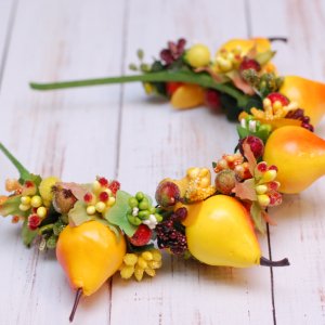 Робота Обруч ободок осінній груша