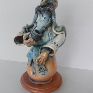 Робота Статуетка Запорізький козак з гончарної глини