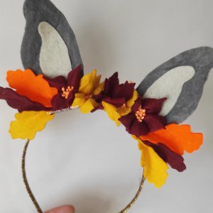 Работа Ушки зайчика обруч