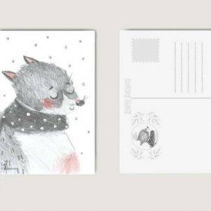 Робота Листівка для друзів Вовчик